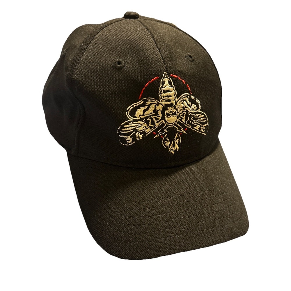 WWE Bray Wyatt Moth Logo Baseball Cap Mens Black Excellent Adjustable OSFM - Picture 3 of 6